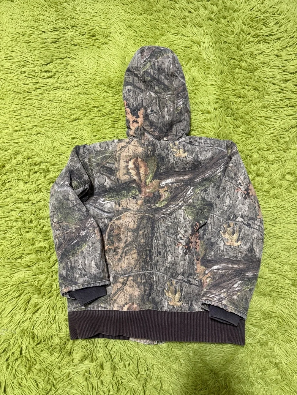 Carhartt Mossy Oak Hooded Youth Jacket 10-12 Medium OJ8579-B